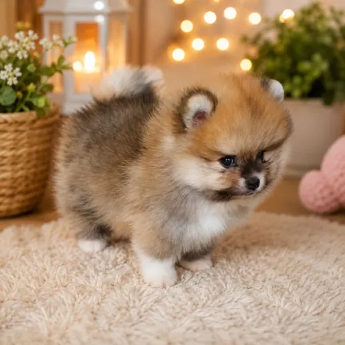 Machinho de alto padrão Lulu da Pomerânia