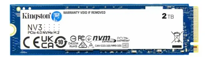 SSD Kingston NV3 2TB M.2 2280 NVMe PCIe 4.0 6000MB/s SNV3S/2000G