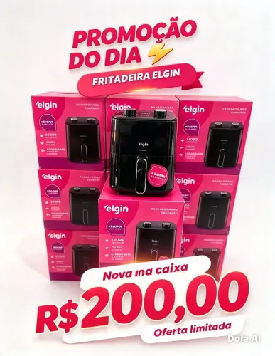 Fritadeira elétrica Elgin nova na caixa