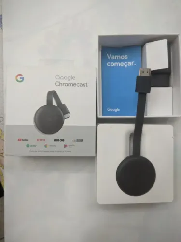 Chromecast Geração 3 novo na caixa