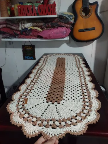 Passadeira de crochê pronta entrega