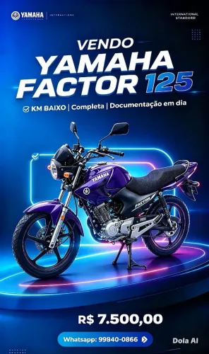 Factor 125 Ed km 32700 chama no ZAP *