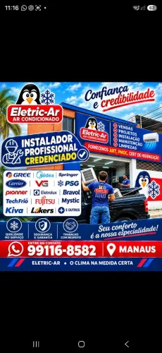 Instalador Gree, midea,VG credenciado 