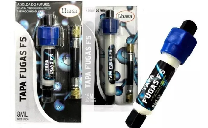 Tapa Fugas F5 C/ Mangueira 8ml (geladeira/freezer/ar Cond.)