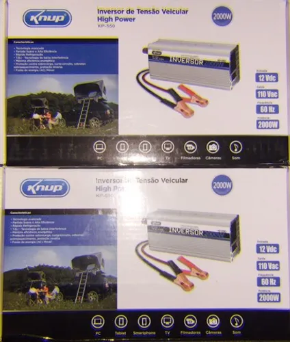 Os MehoresInversores DE 12v Para 110volts Inversor 4000,, 2000,1000, 500,200,150Wt