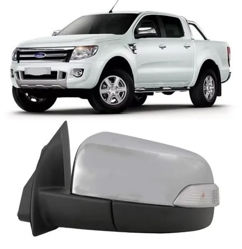Par Retrovisor Ford Ranger 2014 - Cromado - Metagal 