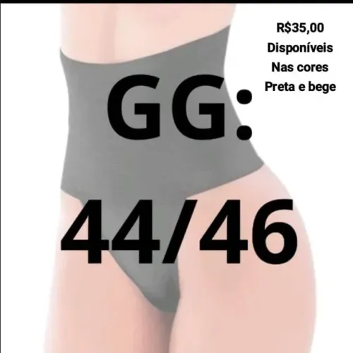 Calcinhas cinta   GG conforto e qualidade