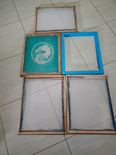 Tela para Serigrafia - 5 Peças - Oportunidade!