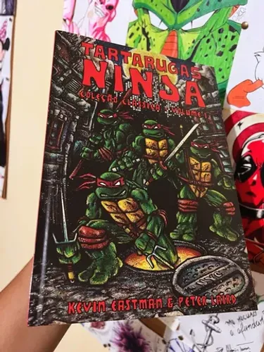 Tartarugas ninja pipoca e nanquim capa dura vol 1