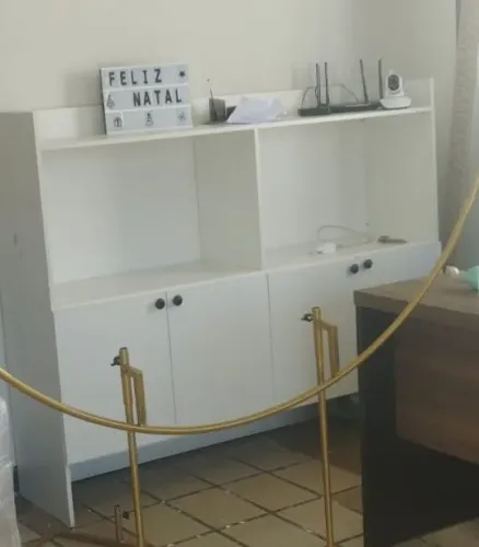 Armário Branco de 4 Portas 650