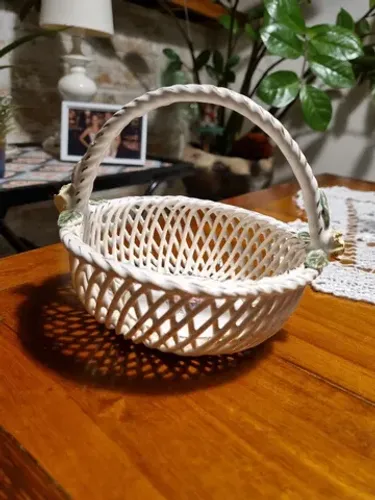 cestinha ou baleiro em porcelana alemã