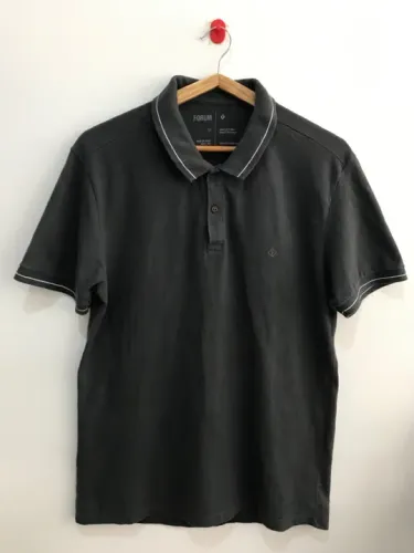 Camisa Polo Forum Masculina M Cinza