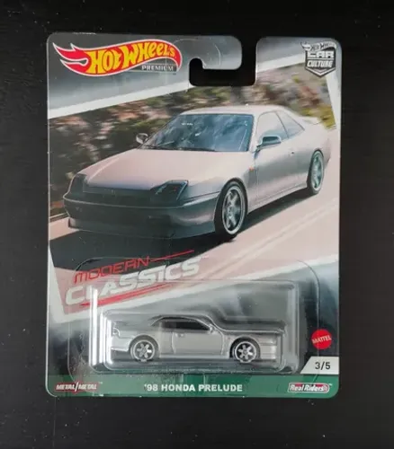 Hot Wheels - Honda Prelude 98 Prata - GRJ91