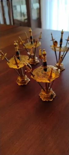 Conjunto de palitos pra petiscos de Toledo- Espanha 