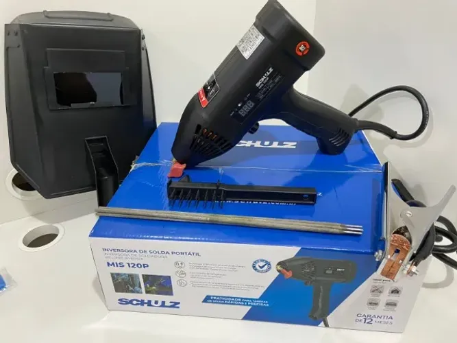 Máquina de Solda Inversora Pistola 120A Portátil Mis120p 220v