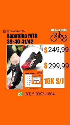 Sapatilha MTB unissex TAM: 41-42