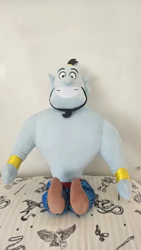 Pelúcia Gênio Aladdin 60cm Importado Disney Raridade