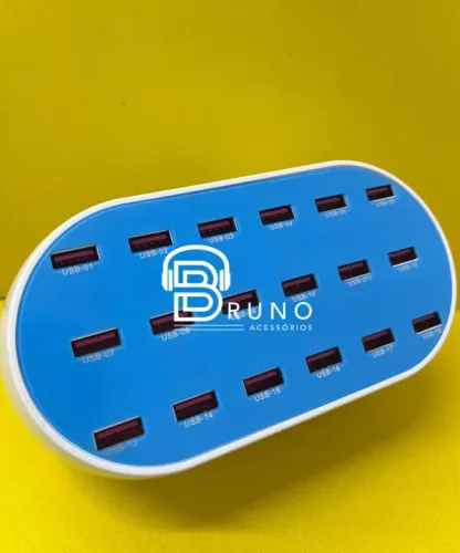 Carregador de Parede 18 Portas USB