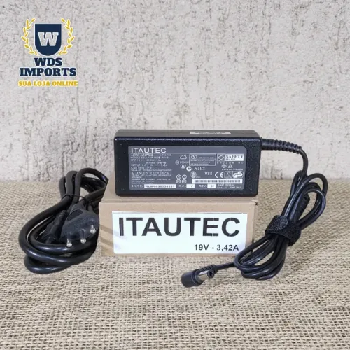 Fonte Compatível Notebook Itautec 19V 3,42A