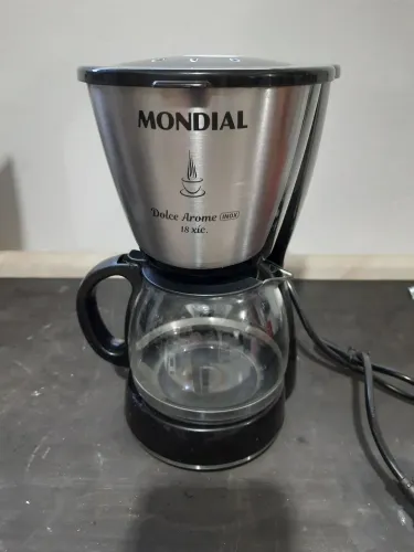 Cafeteira Elétrica Mondial Dolce Arome Inox - 18 xícaras