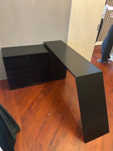 Mesa de Escritório L em ângulo nova 