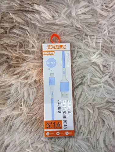 Cabo Micro USB Heyld HY5001V - carregamento Rápido