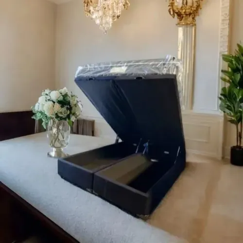 Cama Box Bau Casal Queen