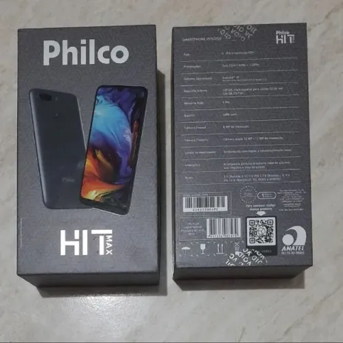 Caixa Embalagem Philco Hit Max Space Gray 128GB