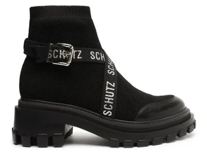 Bota Schutz Feminina Tratorada Knit 