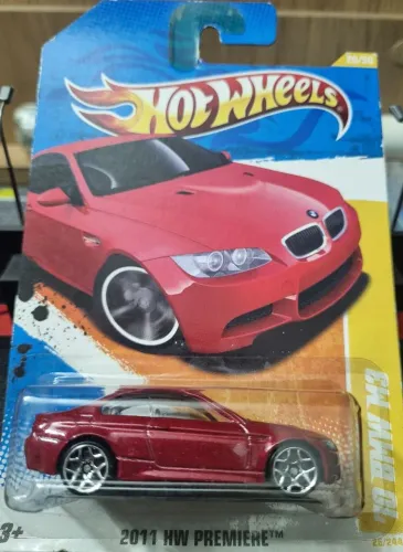 Hotwheels 10 Bmw M3 bordô