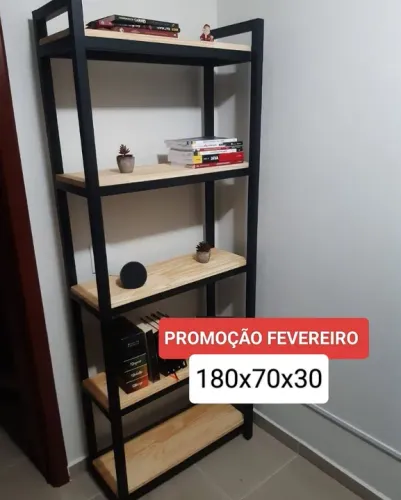 Promo | Estante industrial móveis planejados Prateleira Flutuante