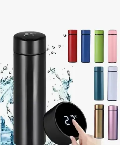 Garrafa Térmica com Medidor de Temperatura (Entrega)