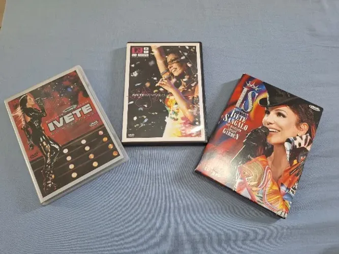 Ivete Sangalo - 3 DVD´s (MTV ao Vivo, Maracanã e Madison Square Garden)