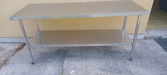 Mesa Aço Inox 1,80x70 - Fabricante Metalcubas