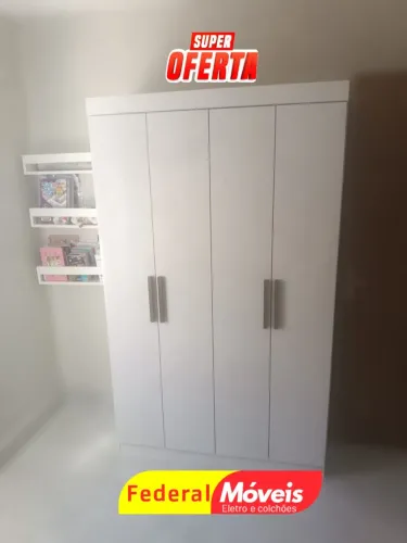 Multiuso / Guarda Roupa  4 Portas Novo - Qualidade garantida!