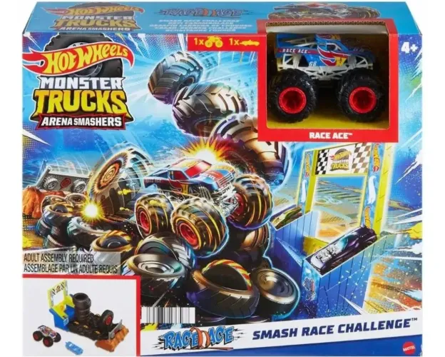 Pista Hot Wheels Monster Truck Smash Race