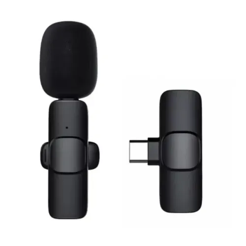 Microfone Lapela Tipo C Wireless B-Max BM-220 - Sem Fio e Alta Qualidade Loja Coimbra