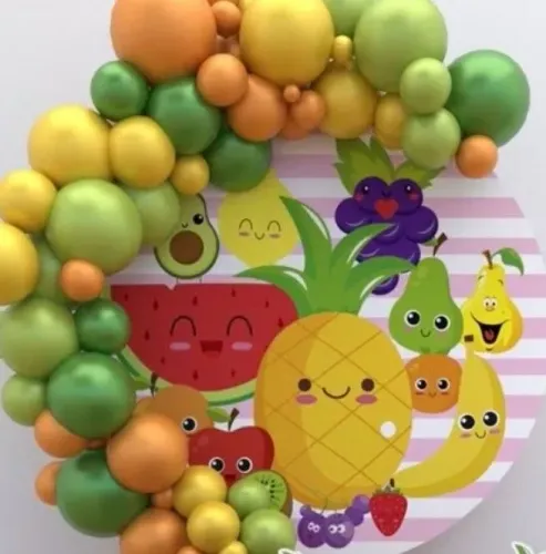 Kit decoração de festa de frutinhas
