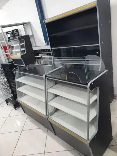 Balcão Vitrine Seco Expositor Artlux para Padarias NOVO