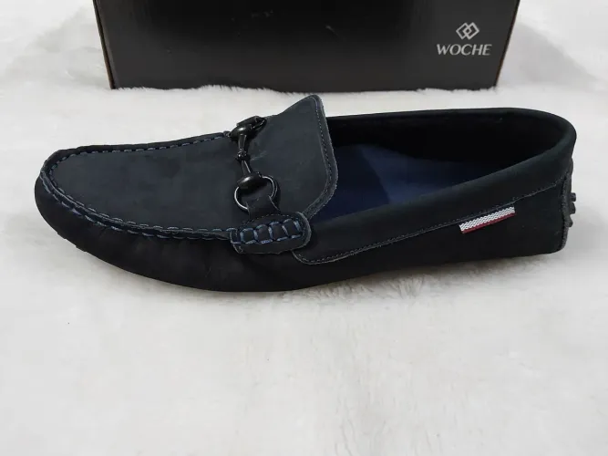 Drive mocassim masculino couro nobuck legítimo 