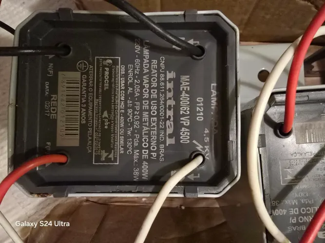 Reatores 400w 5 unidades 