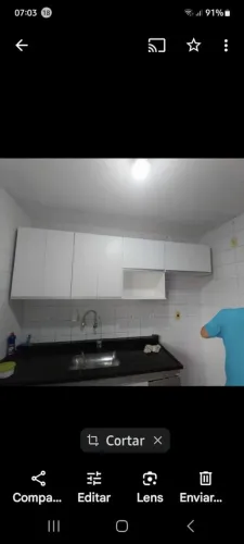 Armário aéreo para cozinha e áreas de serviços 