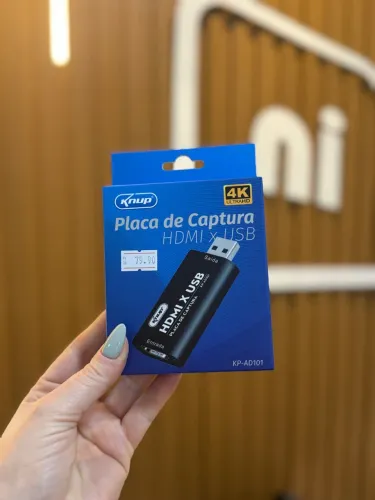 Placa de Captura HDMI x USB Knup 4K