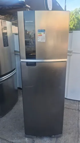 Geladeira Brastemp Frost Free inox semi-nova