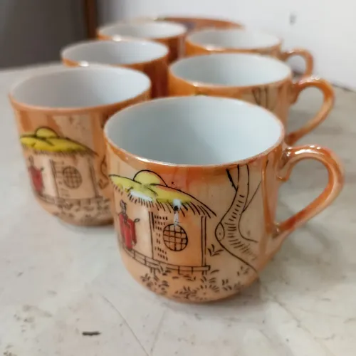 06 Xícaras/Pires Café Japonesas
