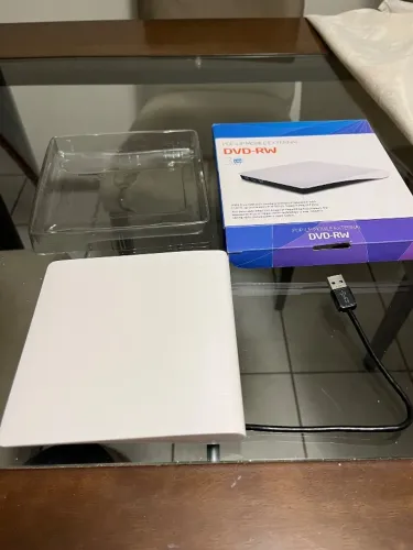Leitor & Gravador Cd Dvd Drive Externo Usb 3.0 5gbps Slim 