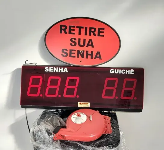 PAINEL SENHA 60 x 20 centímetro