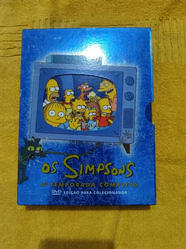 Box de DVDs da quarta temporada completa da série Os Simpsons 