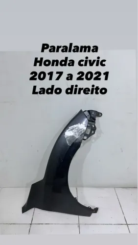 Paralama Honda civic g10 2017 18 19 20 2021 Lado direito 
