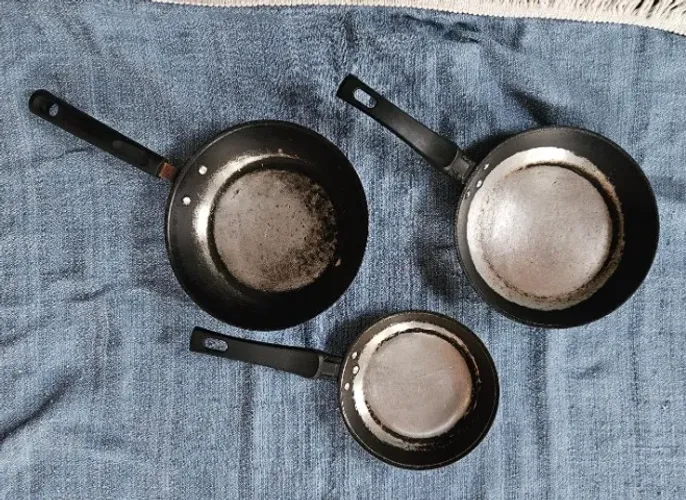 3 frigideiras em ótimo estado